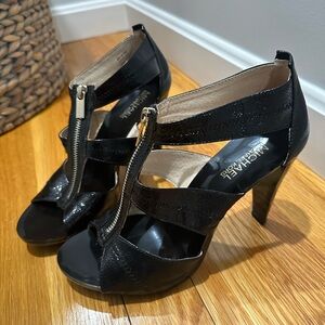 Michael Kors Black Patent Leather Heels